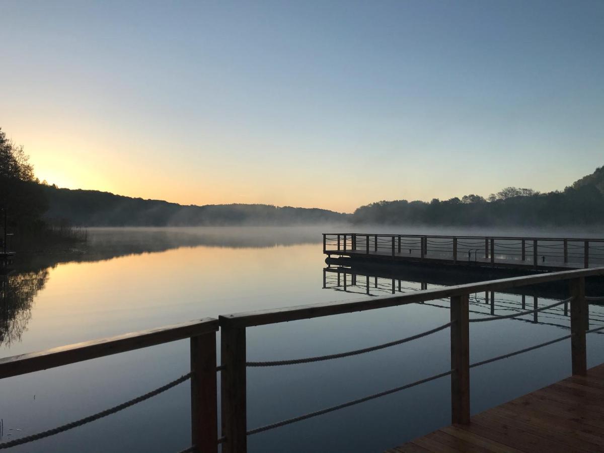 Ostrzycki Las Domki Nad Jeziorem -Balia-Sauna-Prywatny Pomost Pierszczewo Exteriér fotografie