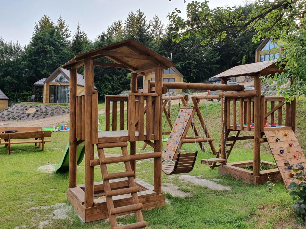 Ostrzycki Las Domki Nad Jeziorem -Balia-Sauna-Prywatny Pomost Pierszczewo Exteriér fotografie