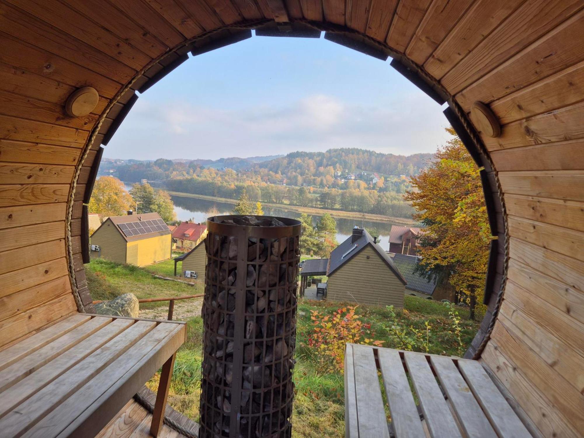 Ostrzycki Las Domki Nad Jeziorem -Balia-Sauna-Prywatny Pomost Pierszczewo Exteriér fotografie